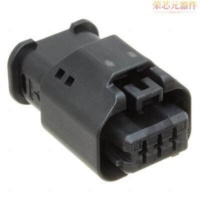 1801178-1原装「3W RECEPTACLE CONNECTOR BLACK」正品