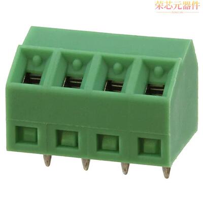 1728307原装「TERM BLOCK 4POS 55DEG 3.81MM PCB」正品