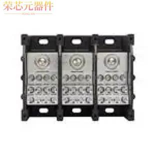 310A 「PWR 16370 3POS DIST BLK 600V 3原裝 15PK」正品