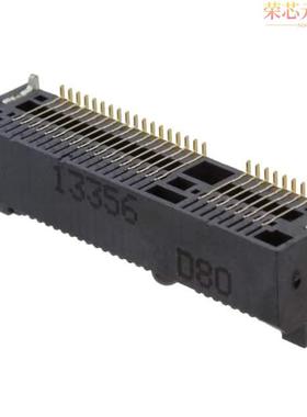 1759547-1原装「mPCI-E mSATA 0.8mm P数:52」正品