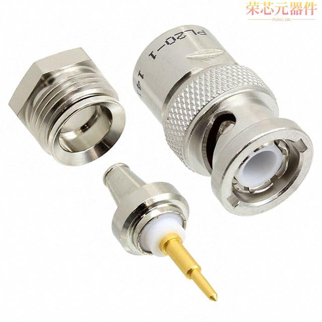 PL20-1原装「CONN BNC PLUG STR 50 OHM SOLDER」正品