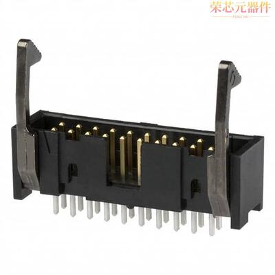 1761606-7原装「CONN HEADER VERT 20POS 2.54MM」正品