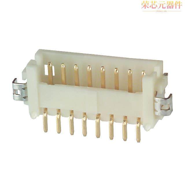 DF13-8P-1.25H(51)原装「CONN HEADER SMD R/A 8POS 1