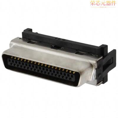DH40-37S原装「CONN SCSI PLUG 37POS STR SOLDER」正品