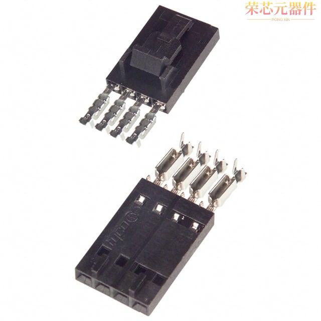 103957-3原装「CONN RCPT 4POS IDC 22-26AWG GOLD」正品