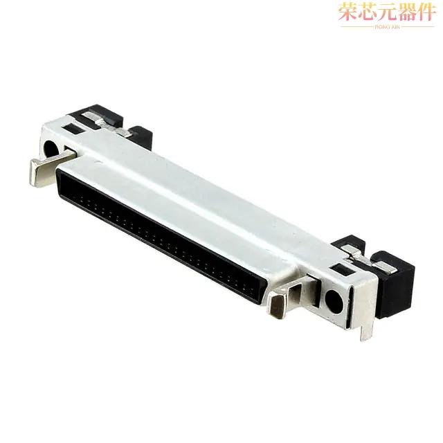 DH60A-51P原装「CONN SCSI RCPT 51POS R/A SOLDER」正品