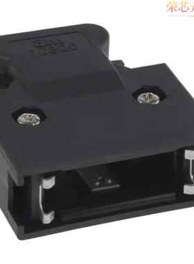 10320-52F0-008原装「CONN BACKSHELL 20POS 180DEG BLK」正品