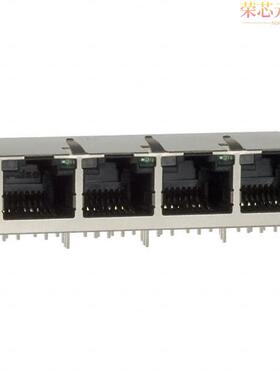 JG0-0032NL原装「CONN JACK 4PORT 100 BASE-TX PCB」正品