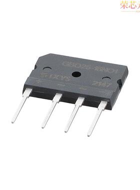 GBO25-16NO1原装「BRIDGE RECT 1P 1.6KV 25A 4SIP」正品