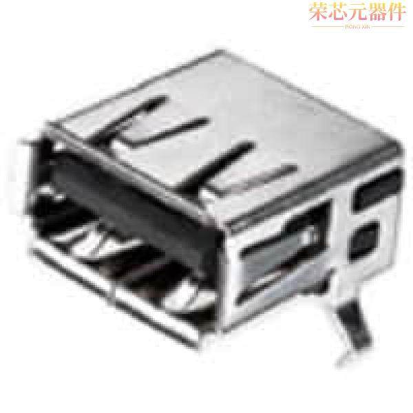 292303-6原装「CONN RCPT USB2.0 TYPEA 4POS R/A」正品