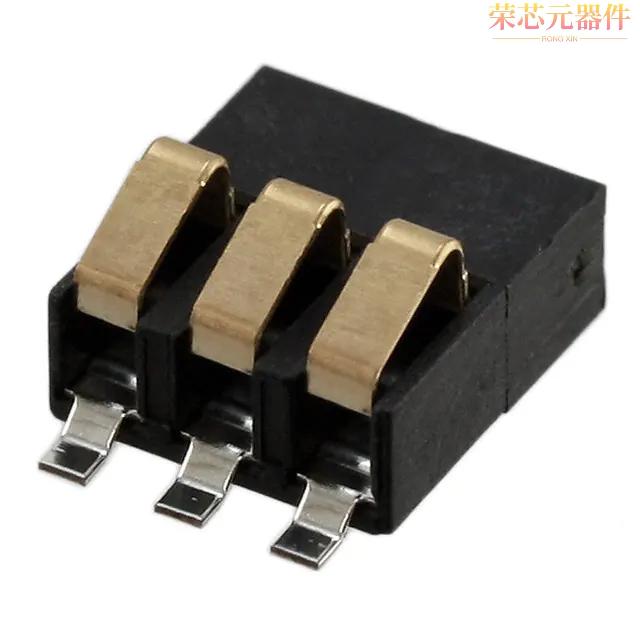 009155003001016原装「CONN SPRING BATTERY 3POS SMD」正品