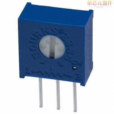 3386W-1-503原装「TRIMMER 50K OHM 0.5W PC PIN SIDE」正品