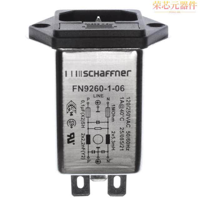 FN9260-1-06原装「PWR ENT MOD RCPT IEC320-C14 PNL」正品