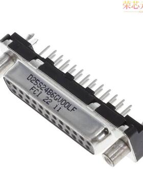 D25S24B6GV00LF原装「CONN D-SUB RCPT 25POS VERT SLDR」正品