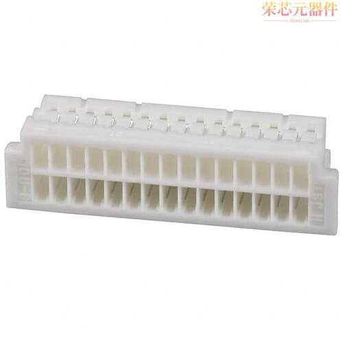 SHDR-30V-S-B原装「CONN HOUSING SHD 30POS 1MM WHITE」正品