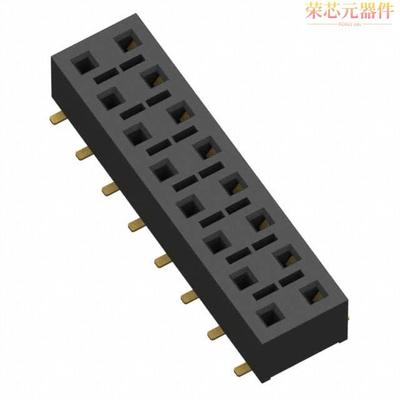 HLE-108-02-G-DV原装「CONN RCPT 16POS 0.1 GOLD SMD」正品