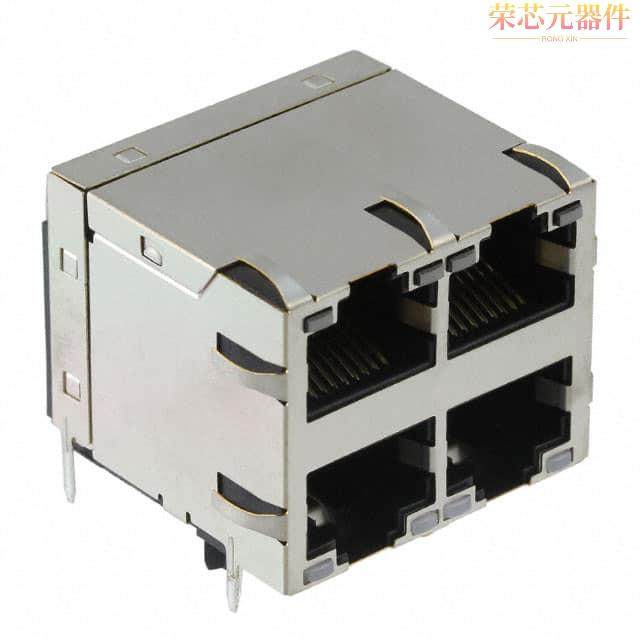 JXC0-0351NL原装「CONN JACK 4PORT 1000 BASE-T PCB」正品