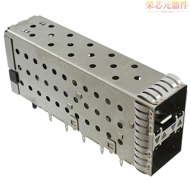 2007492-5原装「CONN SFP+ RCPT W/CAGE 2X1 40P RA」正品