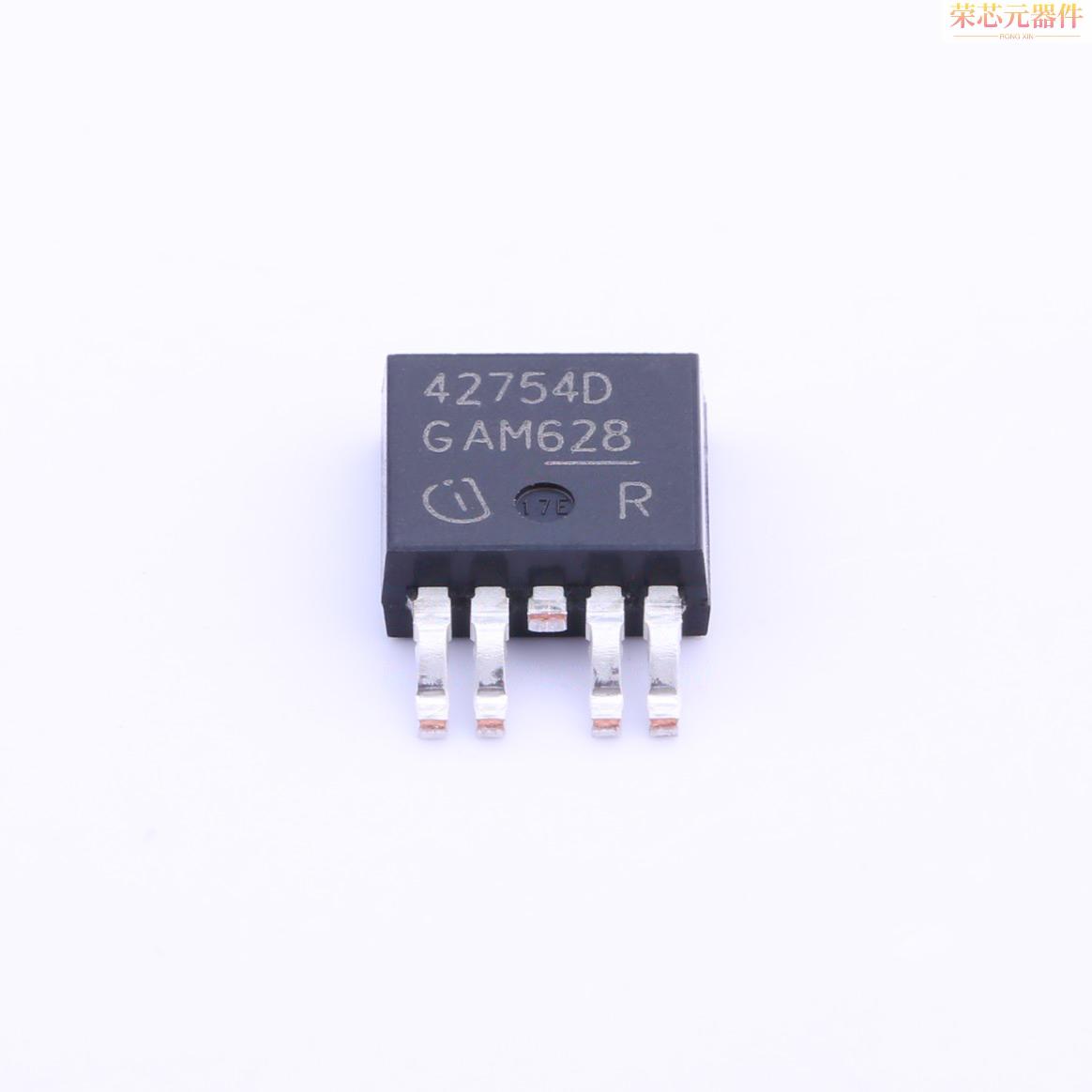 TLE42754D原装「Vin=42V Vout=5V 450mA 60dB@(100Hz)」正品