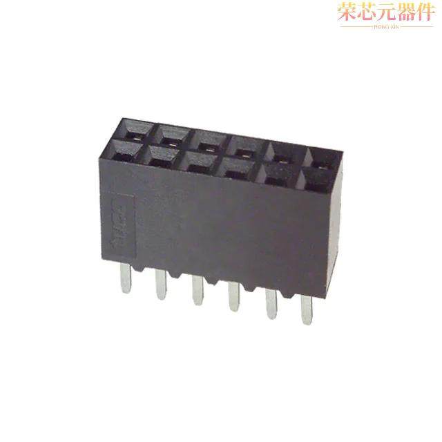 5-534206-6原装「CONN RCPT 12POS 0.1 GOLD PCB」正品