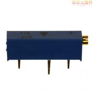 T18203KT10原装「TRIMMER 20KOHM 0.75W PC PIN SIDE」正品