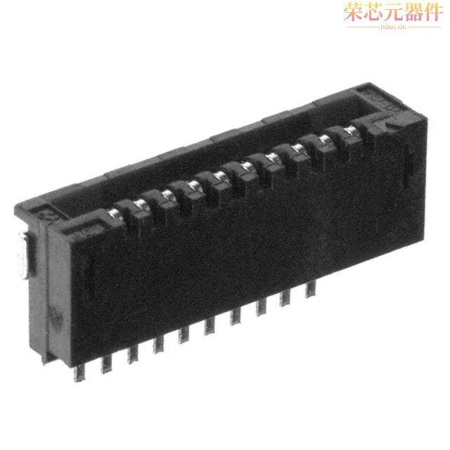 046232110103800原装「CONN FFC FPC TOP 10POS 1MM R/A」正品