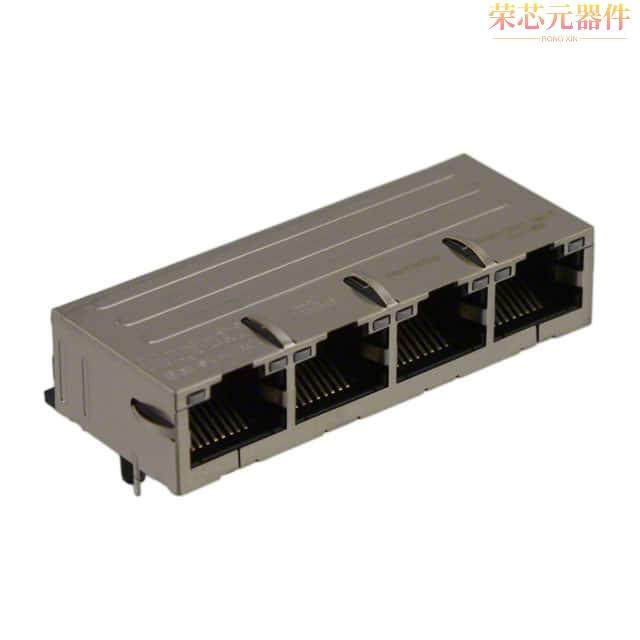 08B0-1X4T-36-F原装「CONN JACK 4PORT 100 BASE-T PCB」正品