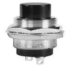 SB4011NOH原装「按钮开关 3A SPST OFF(ON) Black Plu