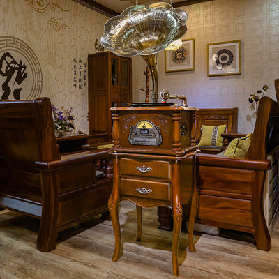 gramophone  European style archaize big horn phonograph