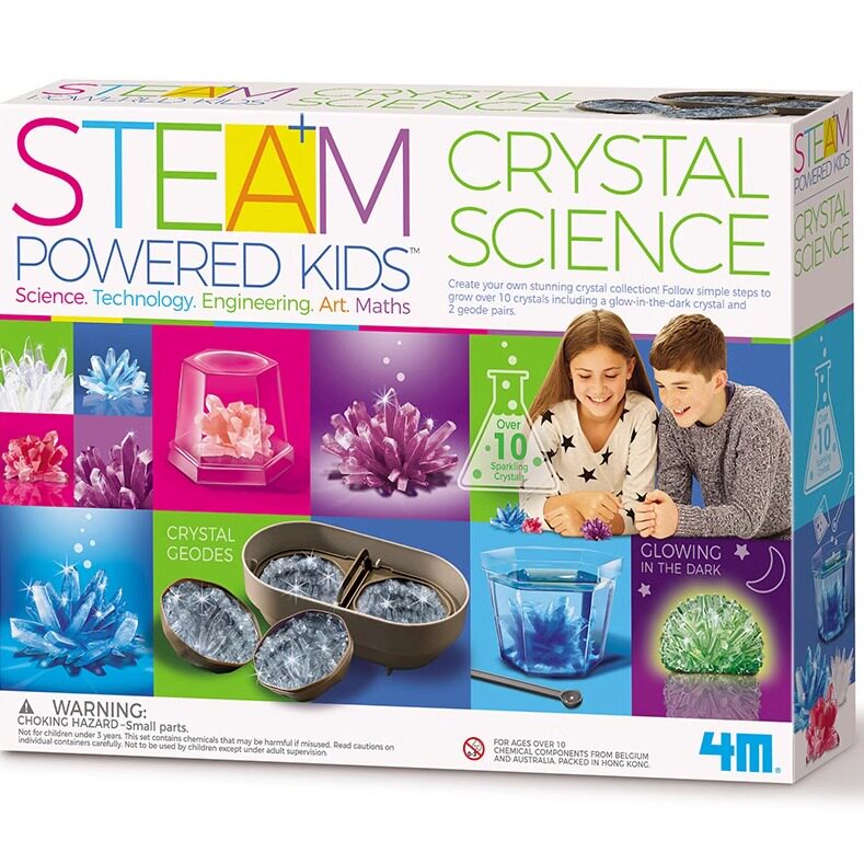 STEAM玩具 DIY自种水晶太阳能玩具