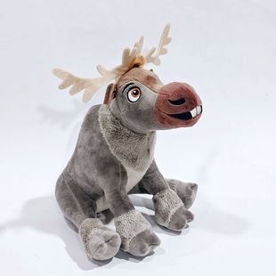 Frozen冰雪奇缘大冒险克斯托夫友驯鹿斯文Sven公仔毛绒玩具礼物