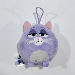 爱宠大机密pets虎斑猫冰冰猫公仔毛绒玩具挂件卡通玩偶礼物