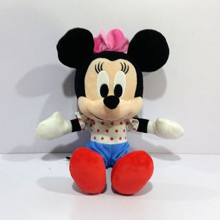 米老鼠Minnie Mouse蓝短裤米妮公仔毛绒玩具布娃娃生日礼物