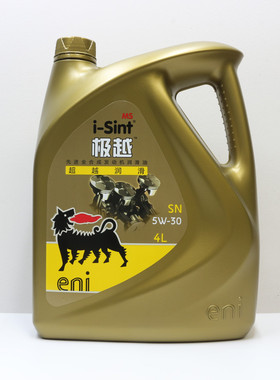 埃尼i-sint极越5W-30/SN/4L全合成润滑油机油欧洲意大利原装进口