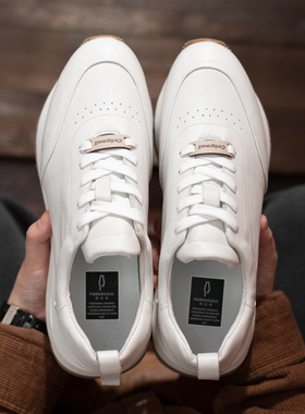 2026年男鞋新款休闲运动鞋男士跑步鞋潮流板鞋真皮小白鞋阿甘鞋潮