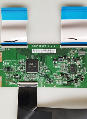 TCL D55A730U 逻辑板 ST5461D07-7-C-3 LVU550NDEL CD9W14 排线