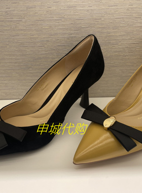 tigrisso蹀愫2024春季时尚蝴蝶结细高跟浅口尖头女单鞋TA54146-11