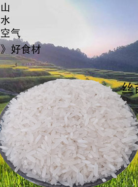 广东连山农村现磨长粒香丝苗米