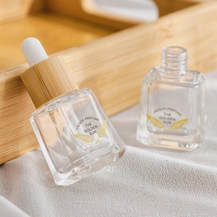透明玻璃精油瓶8ml精华液瓶胶头滴管瓶便携小样瓶化妆品分装空瓶