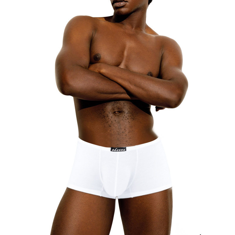 【黑人系列】temu新款窄边腰带全新款式男士莫代尔四角内裤AD741,女士内衣/男士内衣/家居服,男平角内裤,淘宝优惠券,粉丝福利购,淘宝优惠卷
