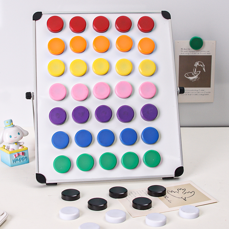 3cm圆形磁扣白板磁粒教学用具