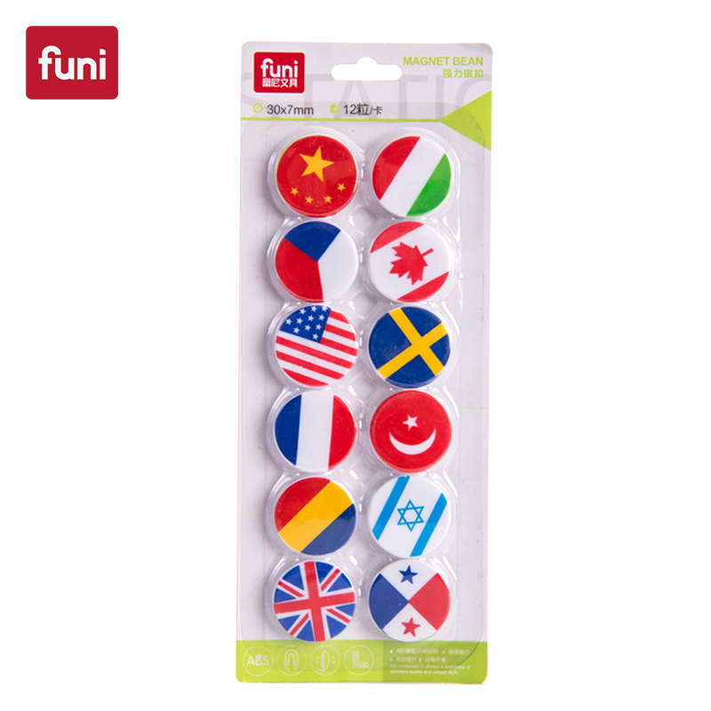 国旗白板磁粒教学磁钉益智早教