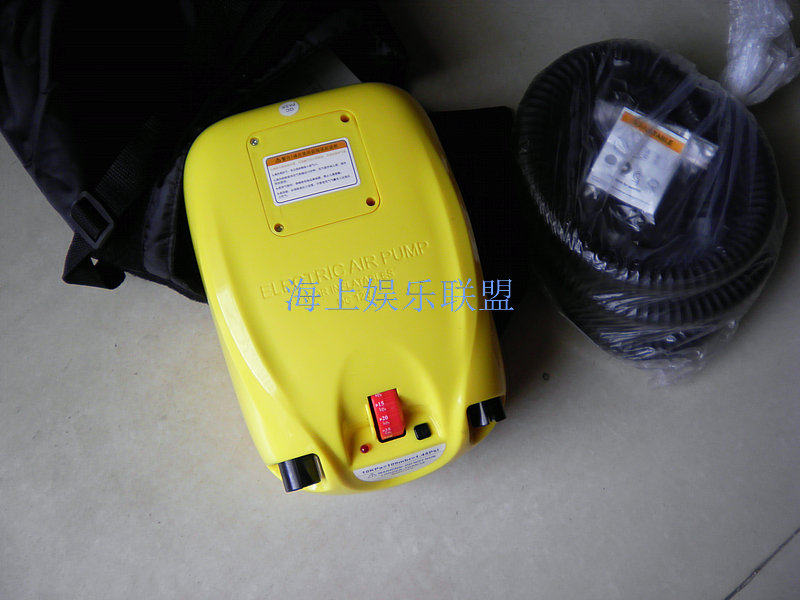 电动打气泵打气筒充气泵12V高压气筒冲锋舟钓鱼船