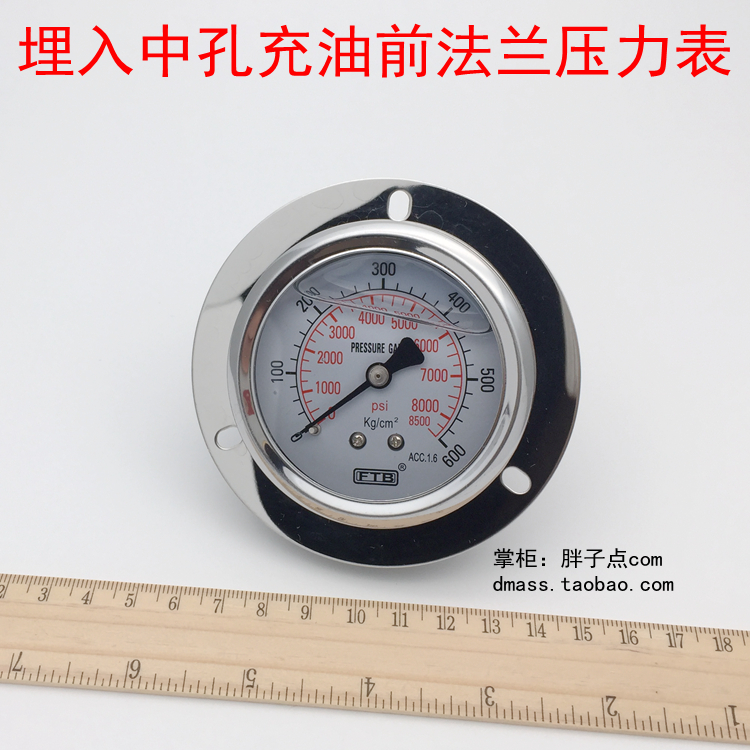 ftb轴向带边0-600kg液压表