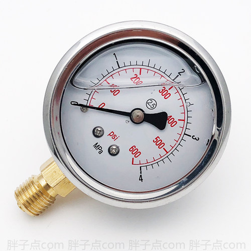 YN-60抗震压力表4MPa油压表M14