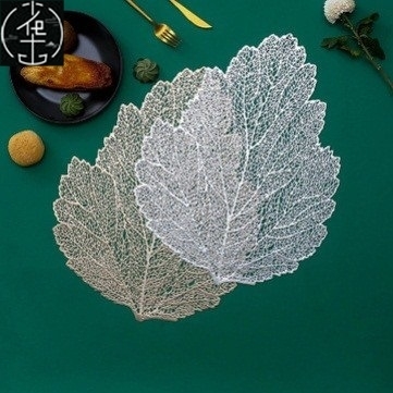PVC flower table mat non-slip insulation placemat dishes
