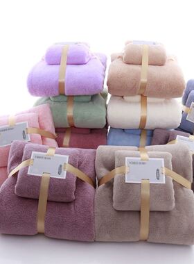 Cotton high quality thick soft bath towel face towels