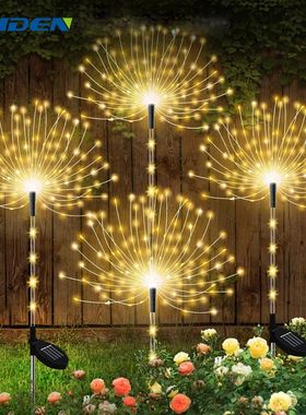 LED Solar Firework Light Garden Decoration Fairy Light Outdo