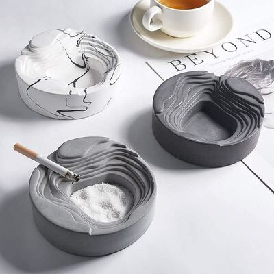 cement marble ashtray home living room decoration office