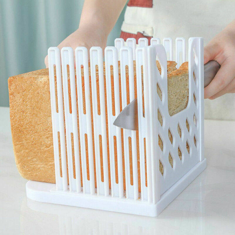 Bread Loaf Toast Cutter Slicer Slicing Cutting Guide Mold